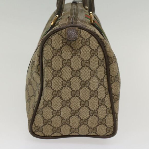 Pre Loved gucci Women Beige Boston Bags - Picture 3 of 8
